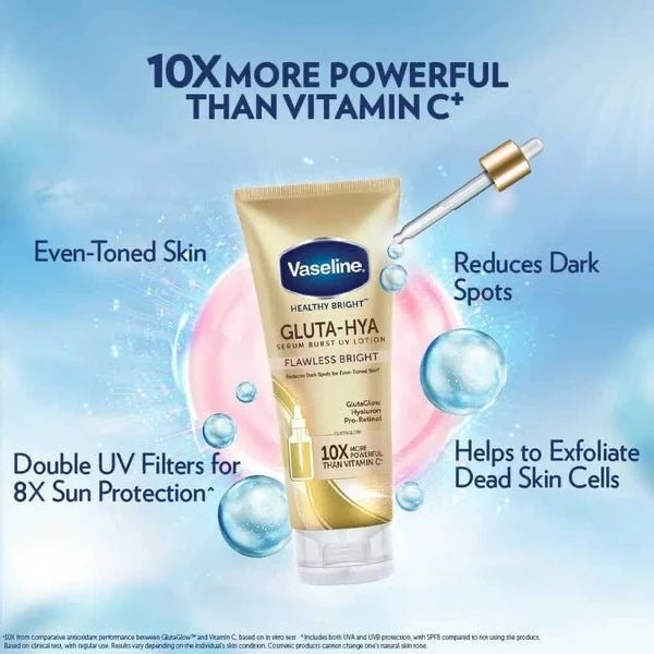 Vaseline Gluta-Hya Flawless Glow Serum Burst Lotion