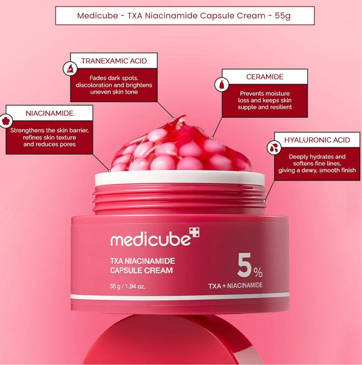 Medicube TXA Niacinamide Capsule Cream