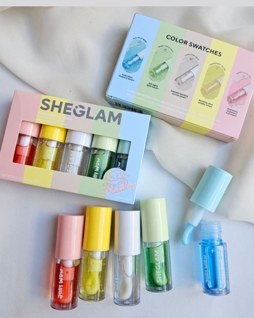 Sheglam Jelly Wow Hydrating Lip Oil 5Pcs