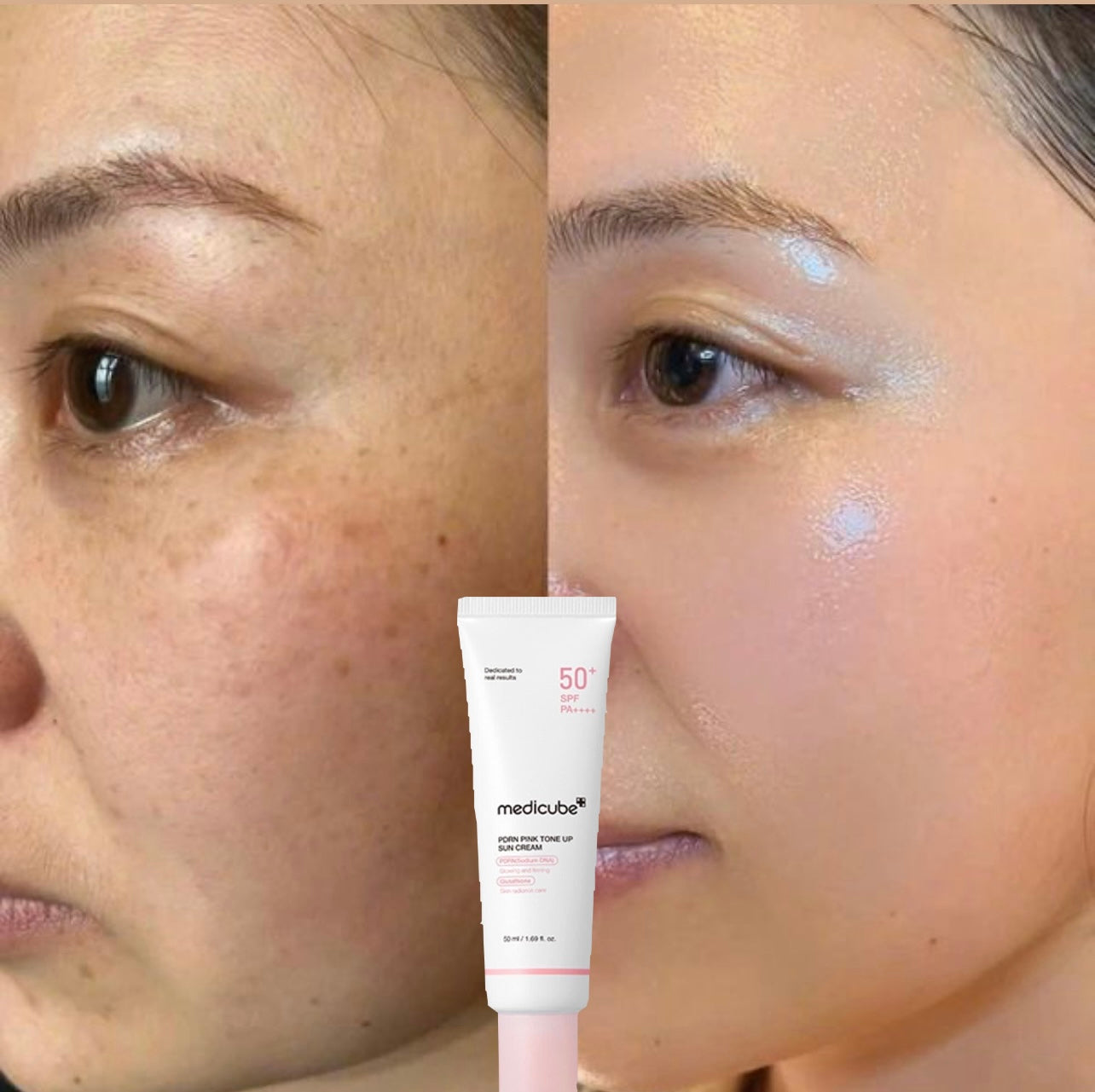 Medicube PDRN Pink Tone Up Sun Cream
