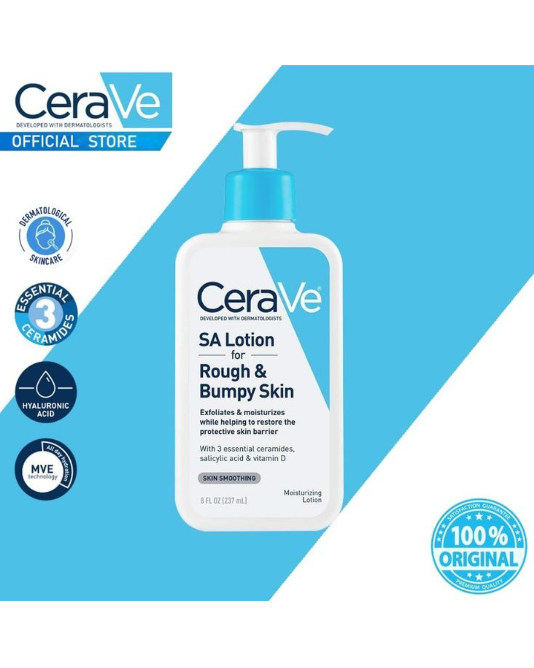 CeraVe SA Lotion for Rough & Bumpy Skin