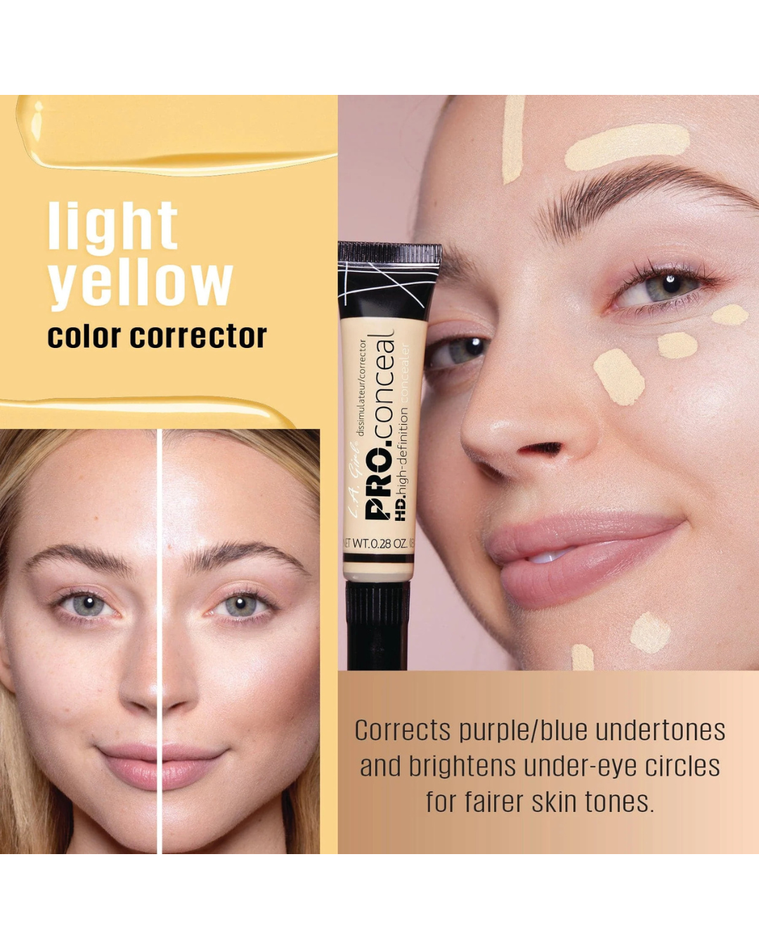 L.A. Girl HD Pro.Conceal : Concealer Yellow