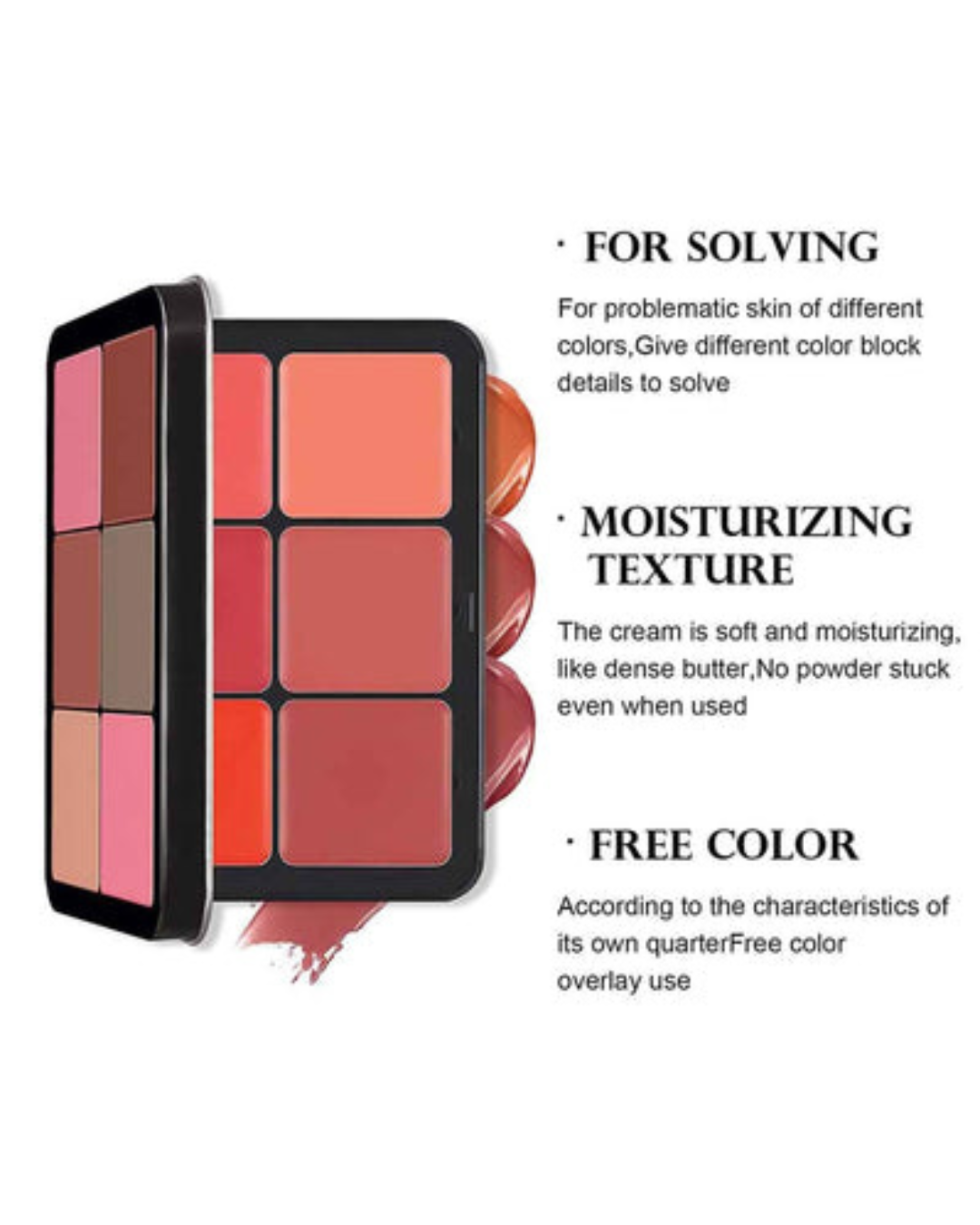 Carla Secret Creamy Blush & Conceal Palette