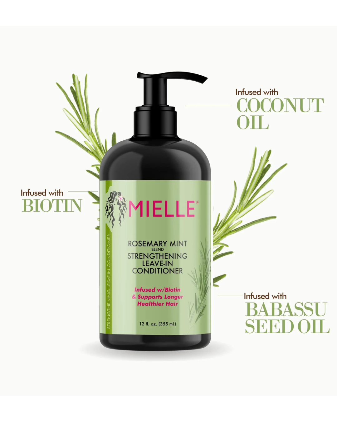 MIELLE Rosemary Mint Strengthening Leave-In Conditioner