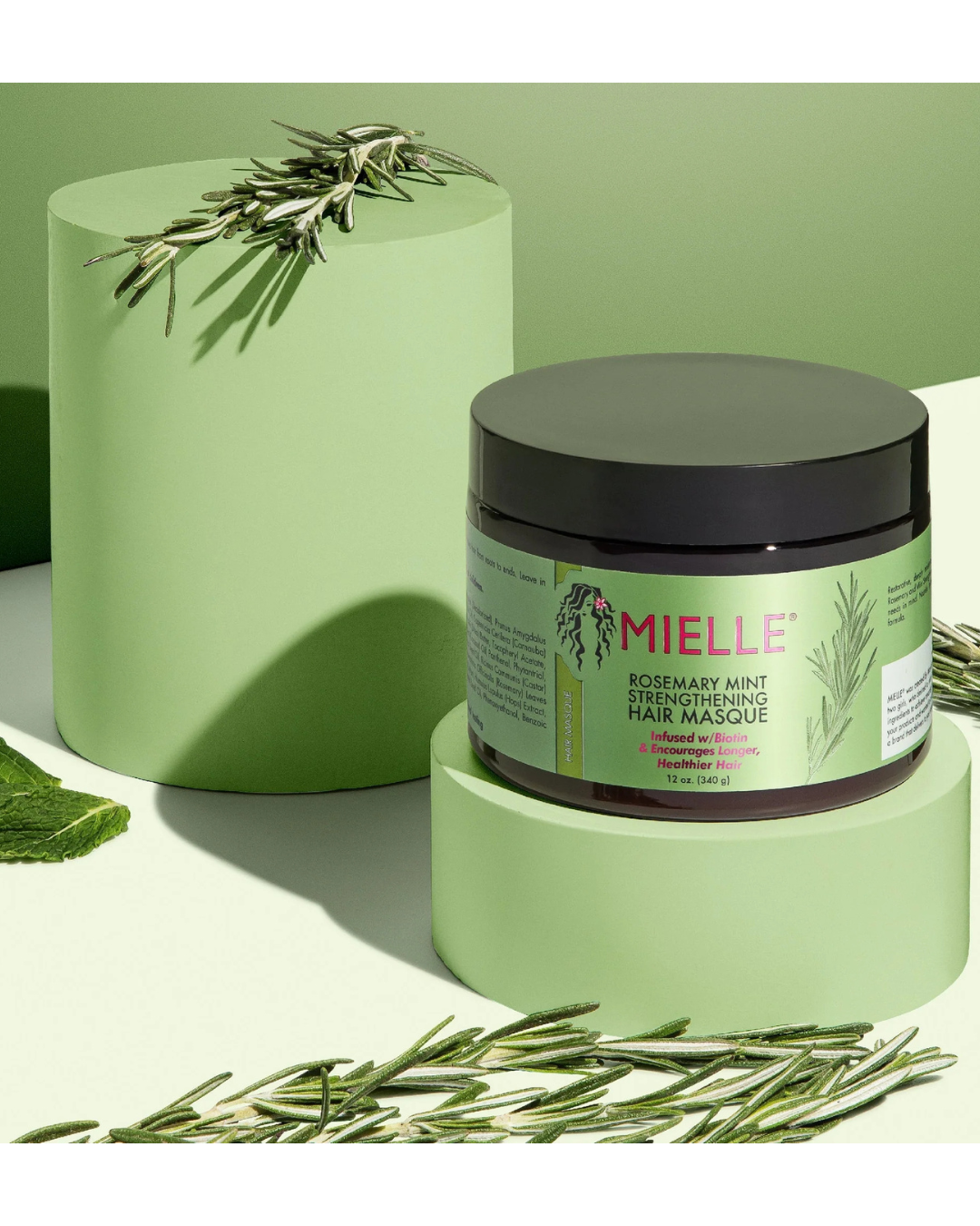 MIELLE Rosemary Mint Strengthening Hair Masque