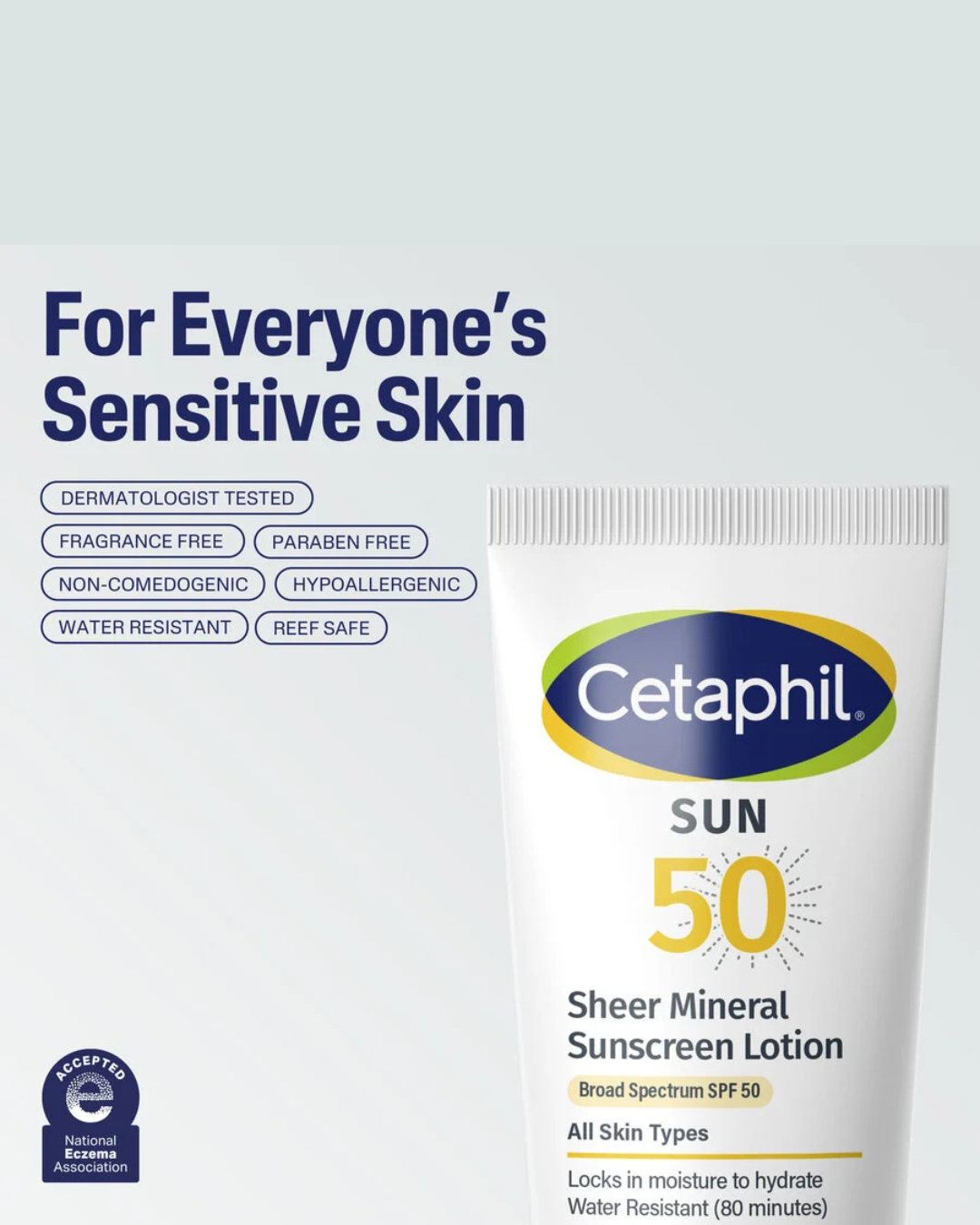 Cetaphil Sheer Mineral Sunscreen Lotion SPF 50
