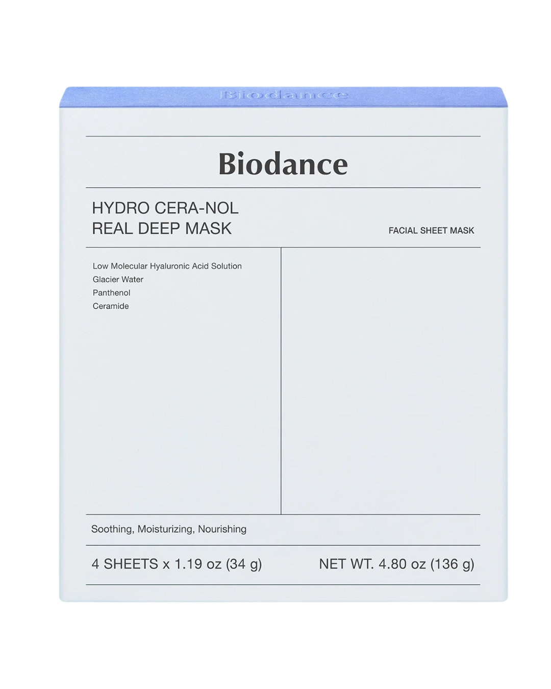 Biodance Hydro Cera-nol Real Deep Mask