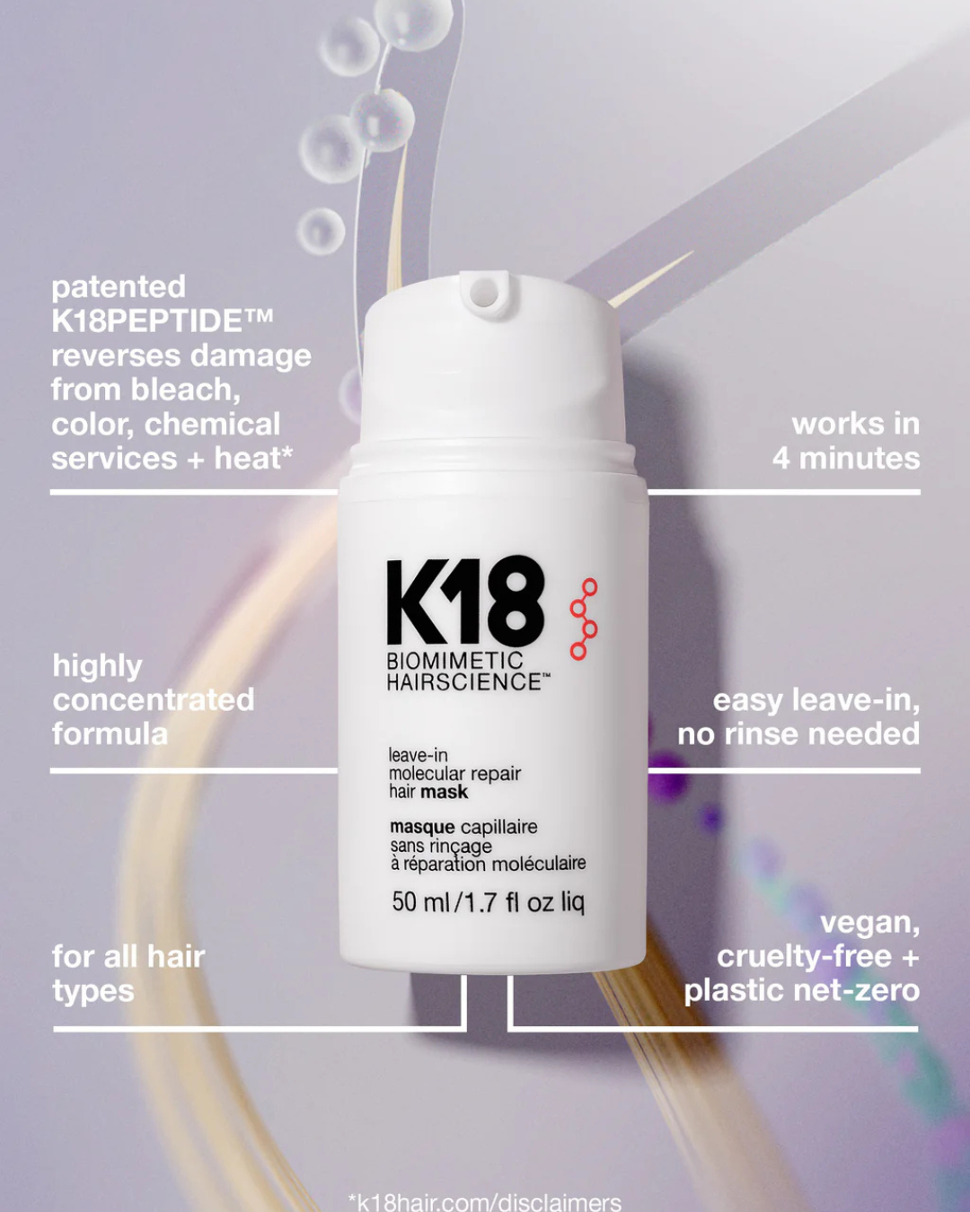 K18 Leave In Molecular Repair Hair Mask