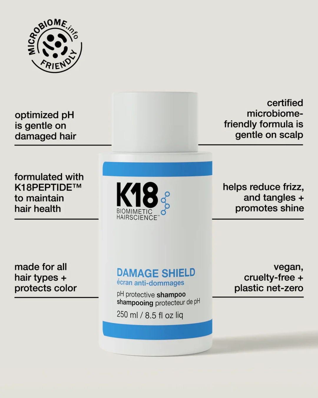 K18 Damage Shield pH Protective Shampoo