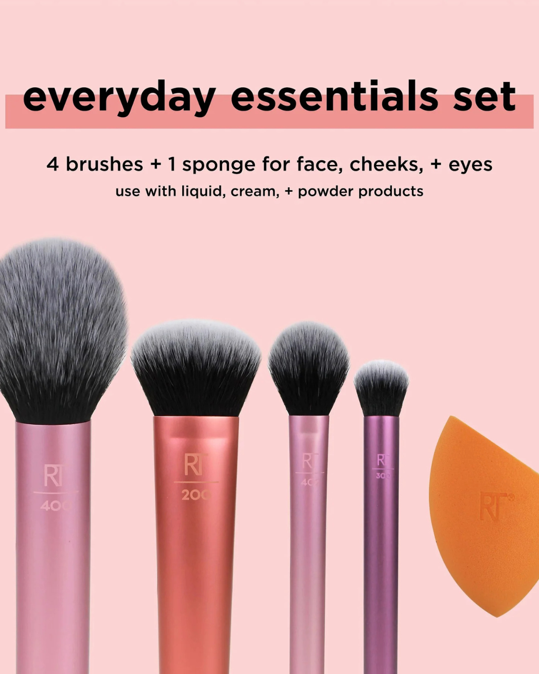 Real Techniques Everyday Essentials Makeup Brush Set