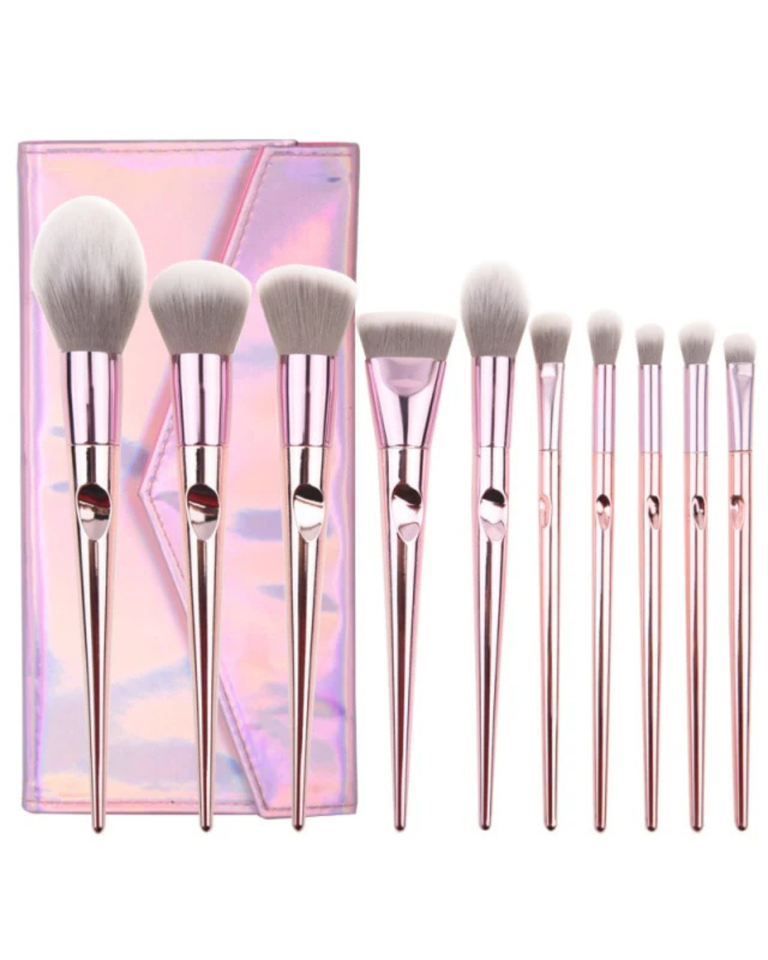 O TWO O Chrome Brushes Set 10Pcs