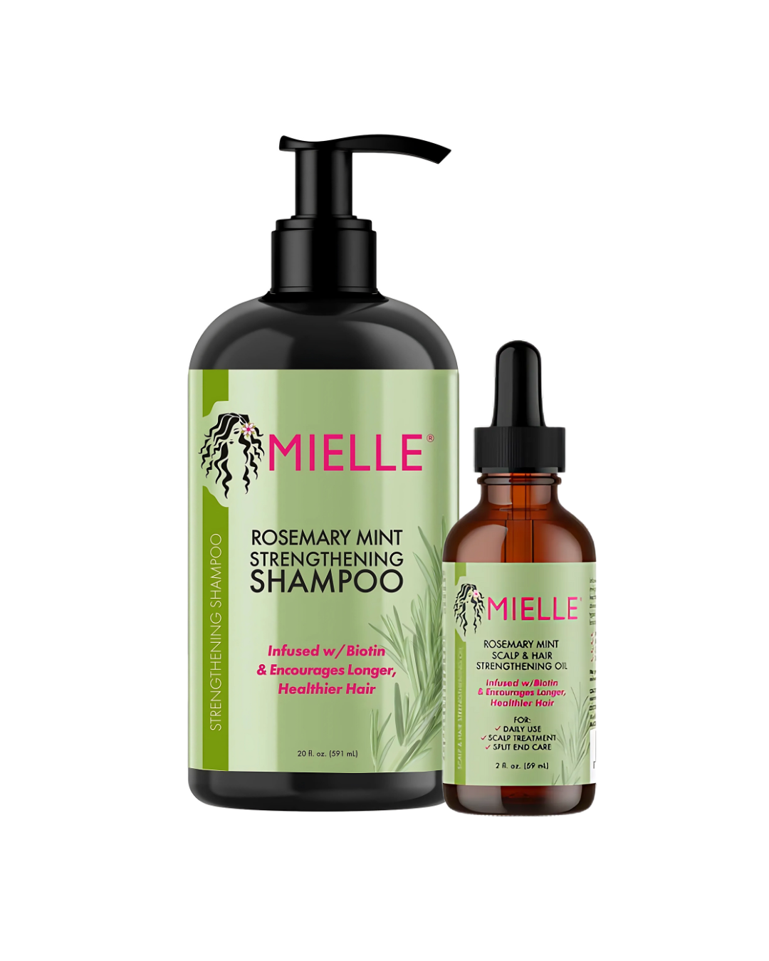 MIELLE Rosemary Mint Strengthening Bundle