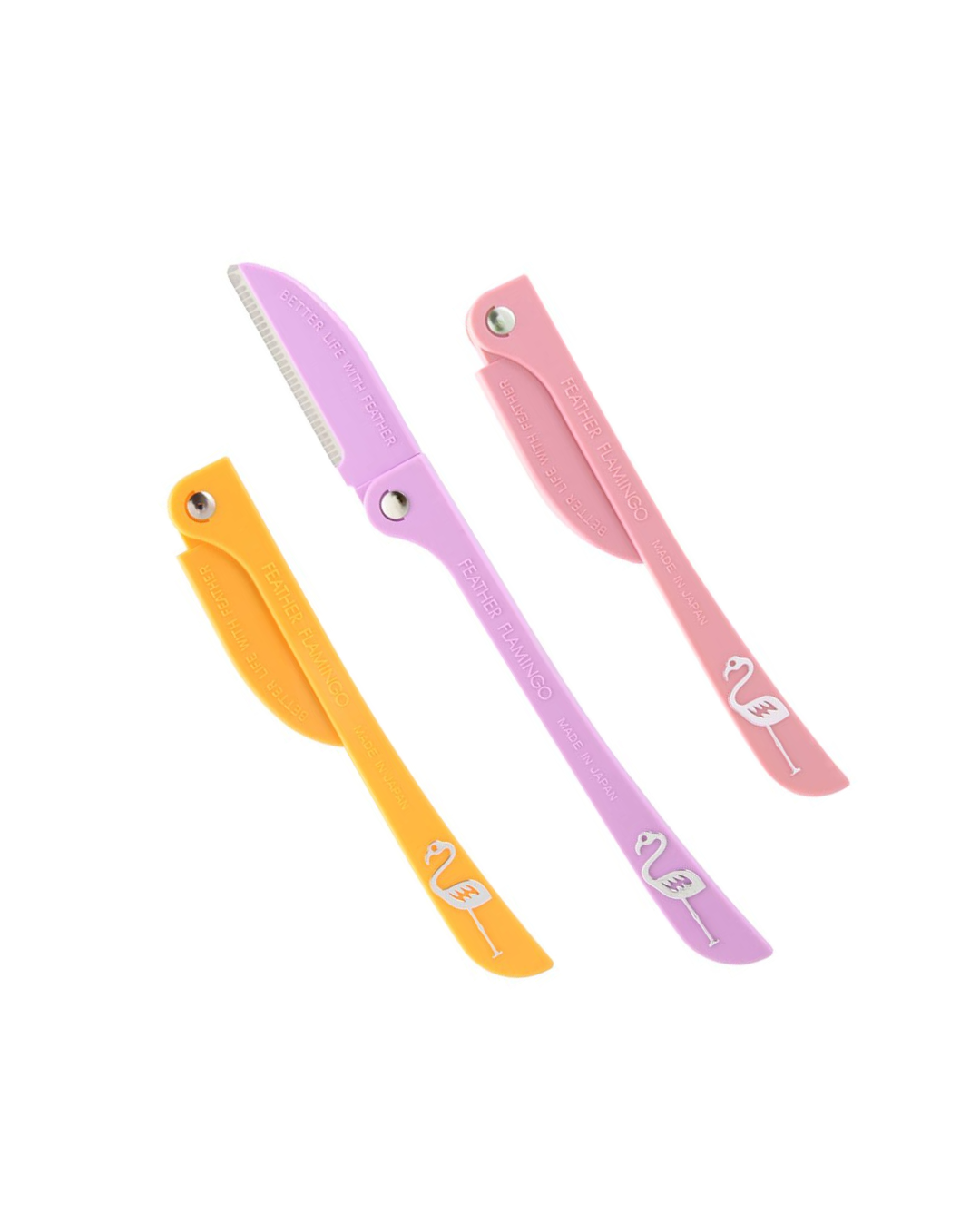 Feather Flamingo Facial Razor
