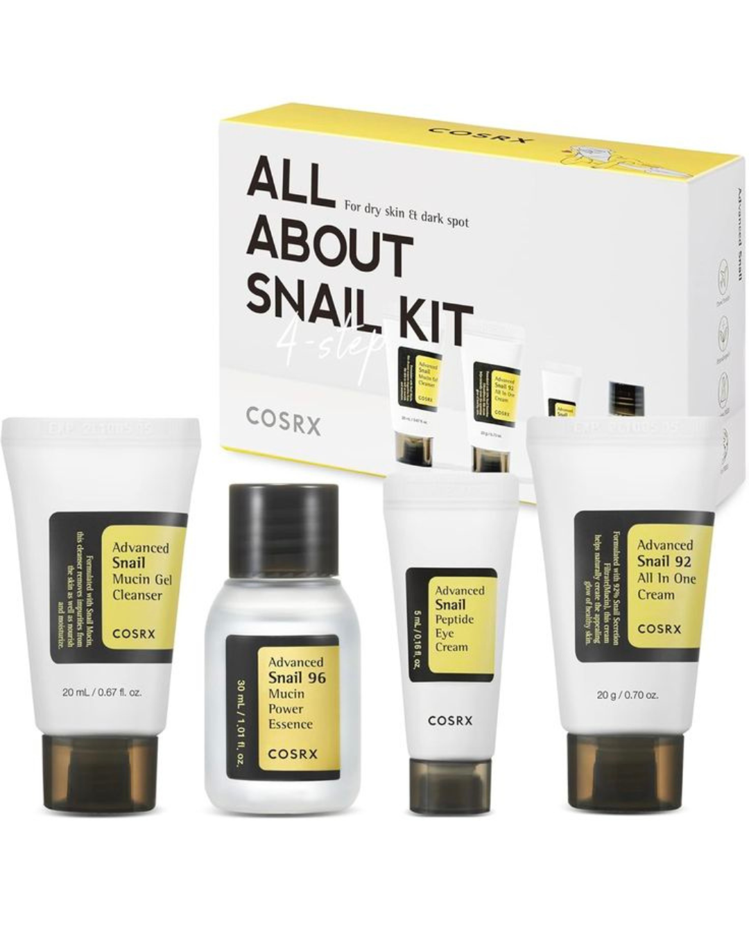 Cosrx All About SNAIL Kit 4-Steps