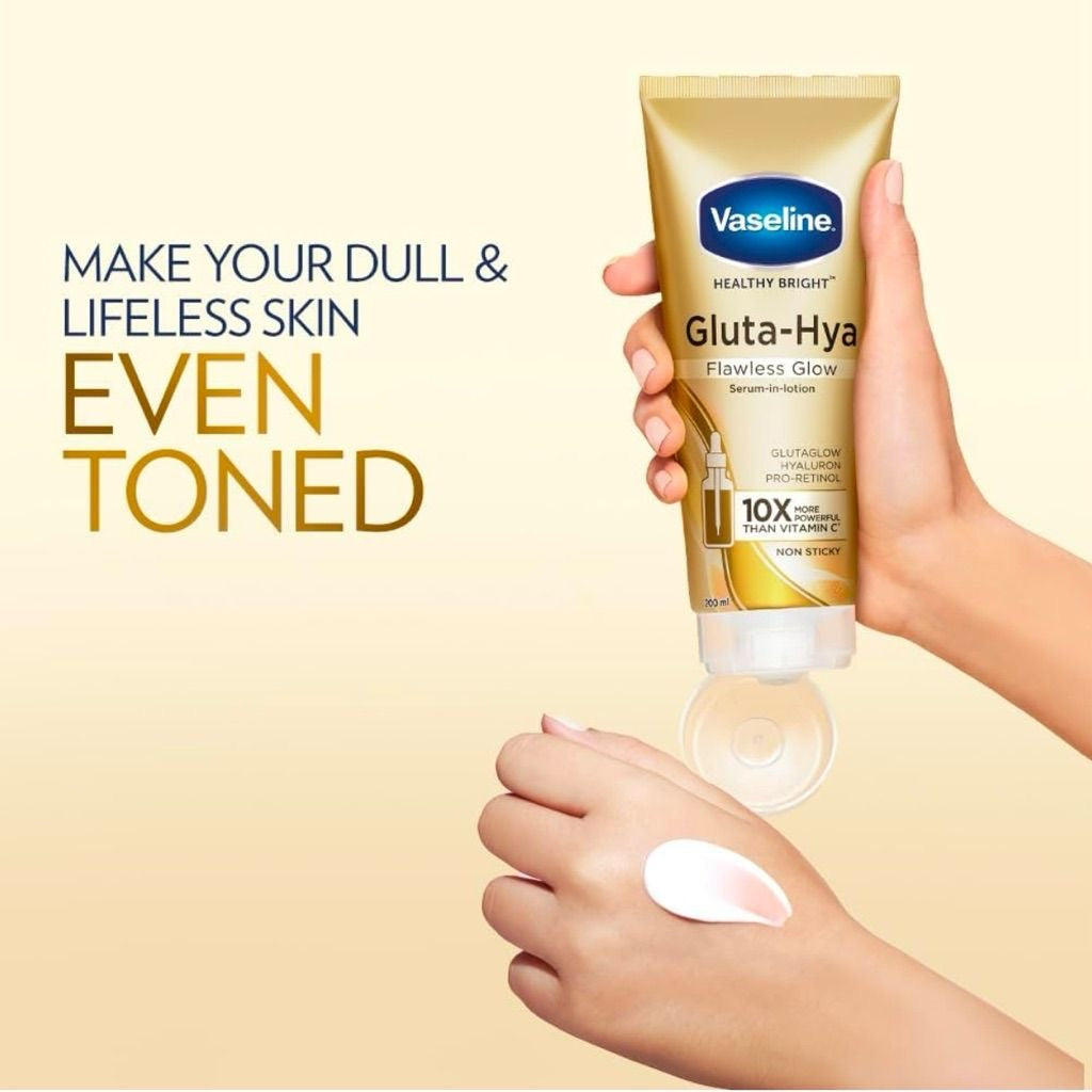 Vaseline Gluta-Hya Flawless Glow Serum Burst Lotion