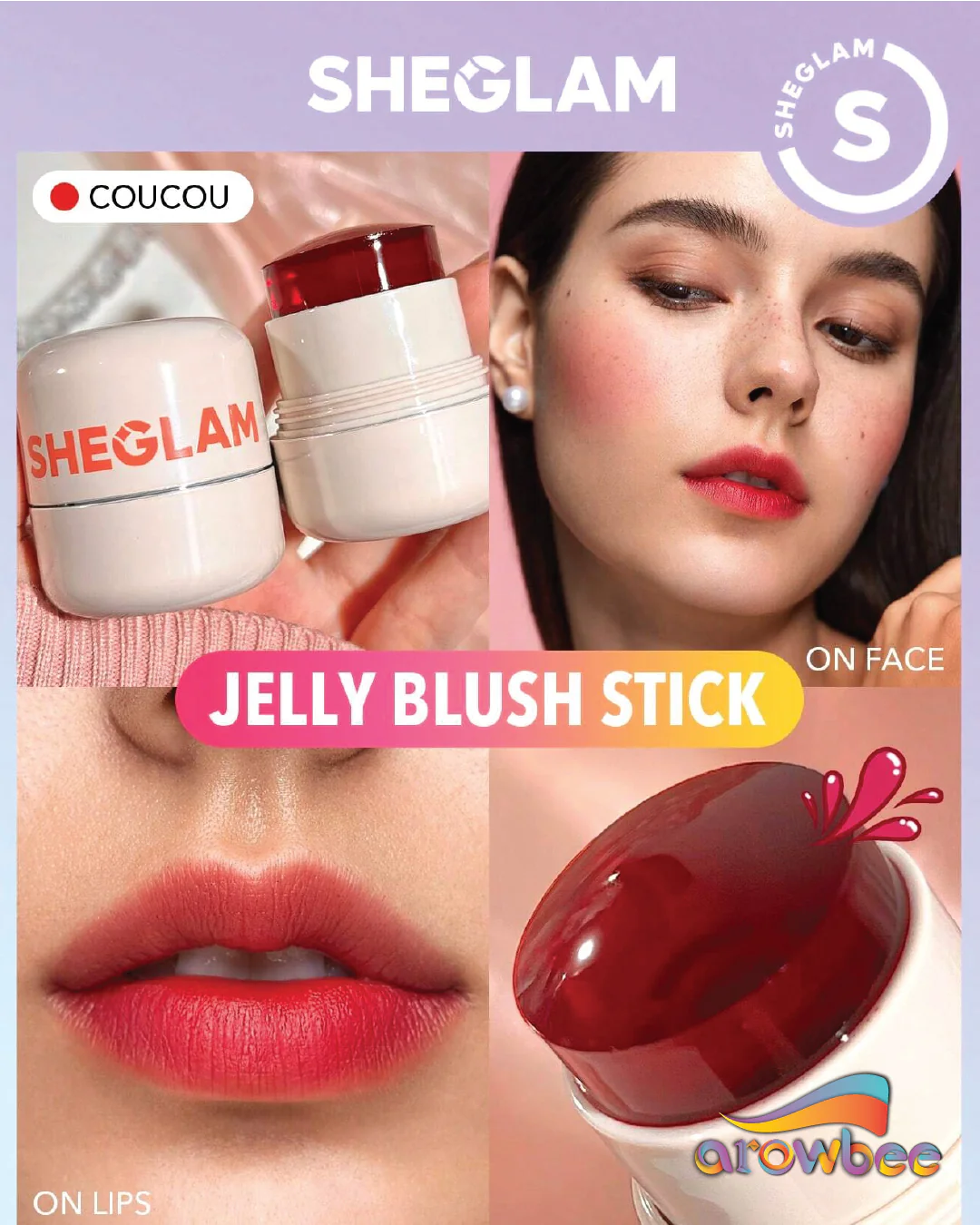 Sheglam Jelly-Licious Hydrating Lip & Blush Tint