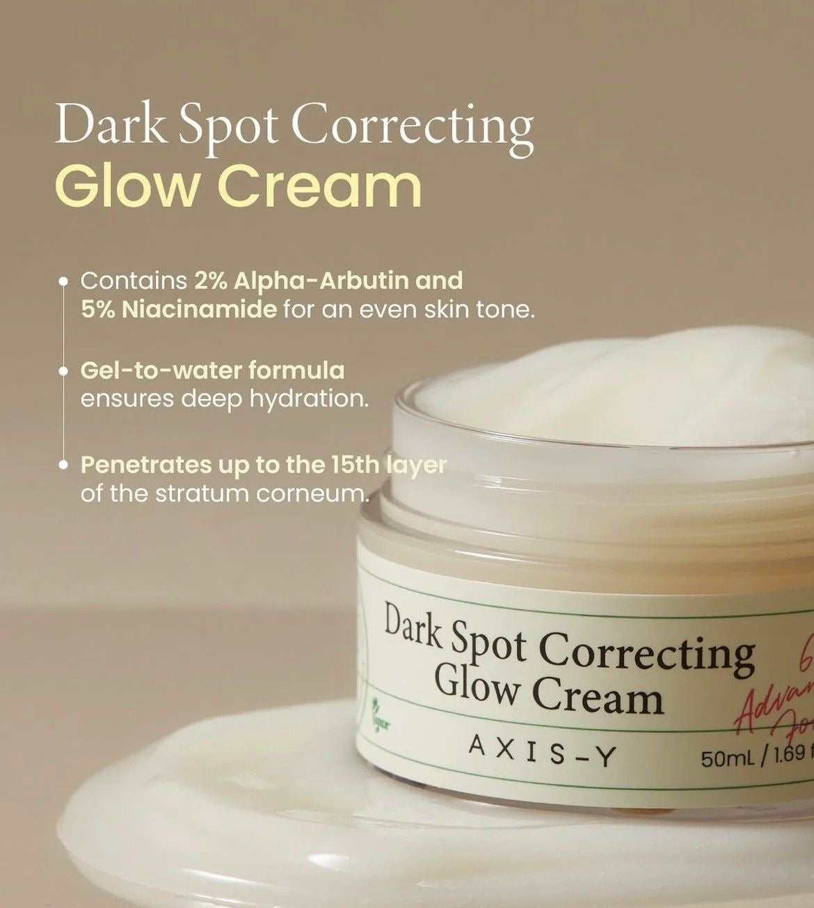 Axis-Y - Dark Spot Correction Glow Cream