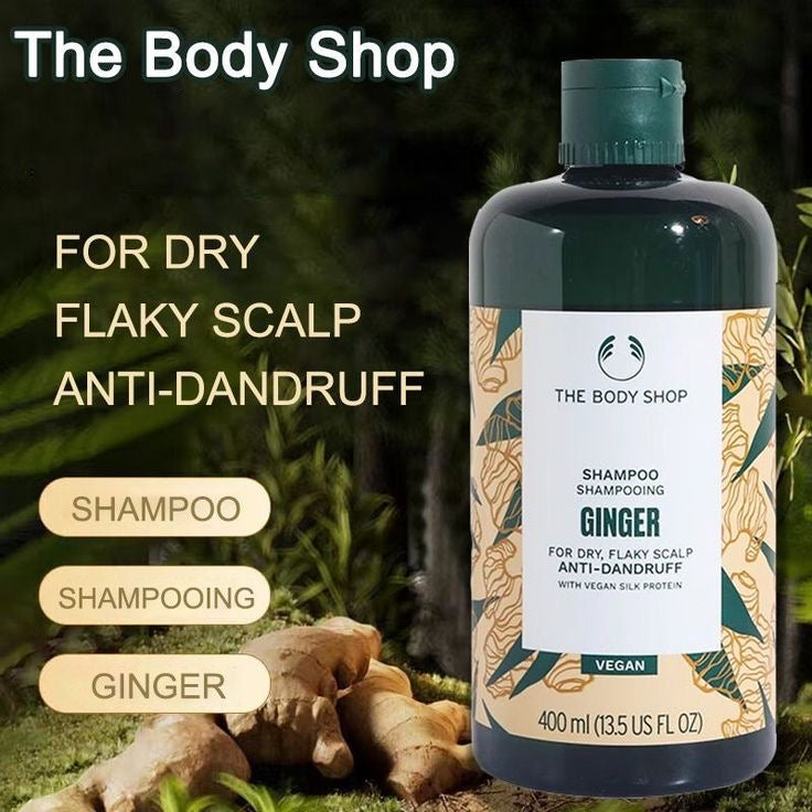 THE BODY SHOP GINGER SHAMPOO FOR DRY & ANTI DANDRUFF (400 ML)