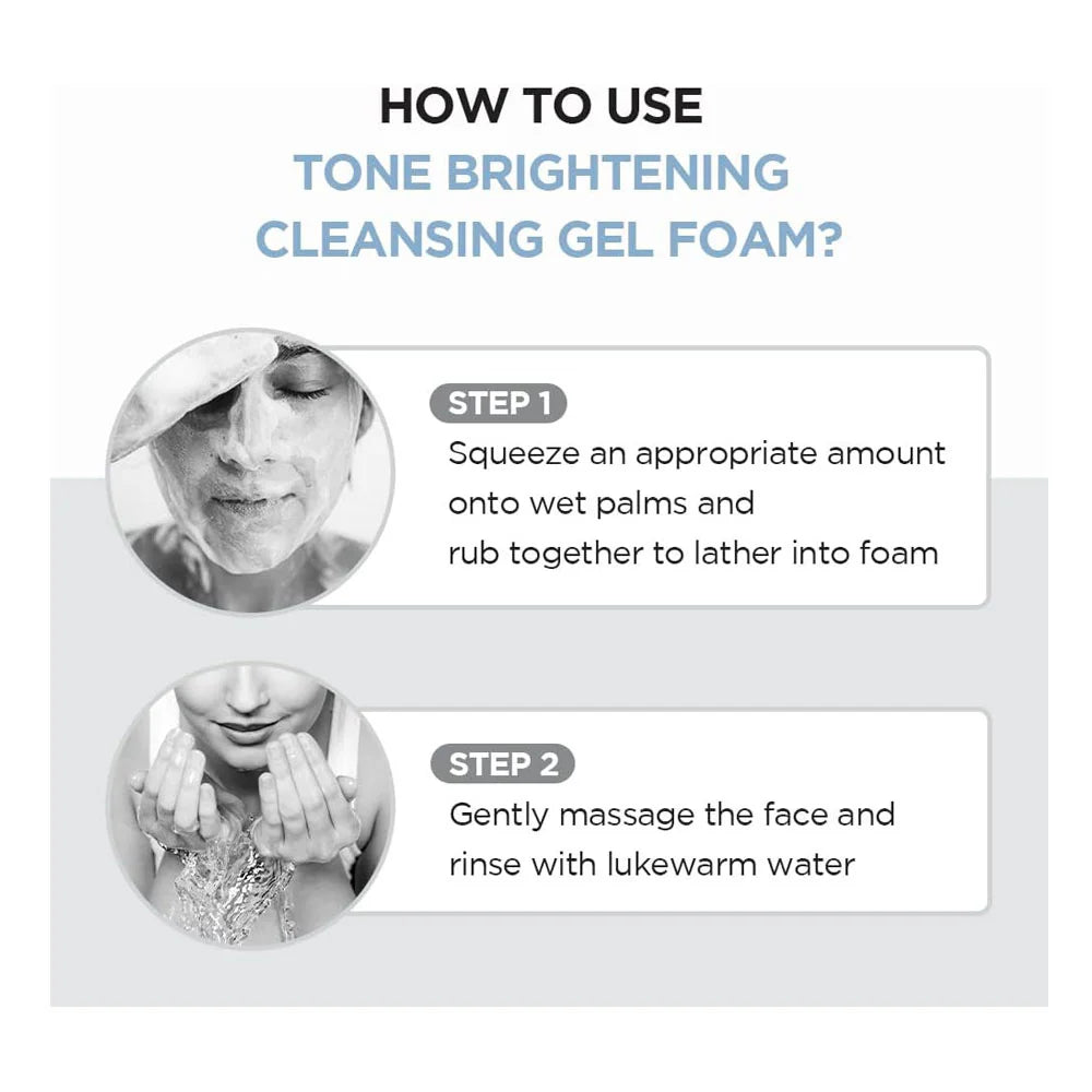Centella Tone Brightening Cleansing Gel Foam (125ml)