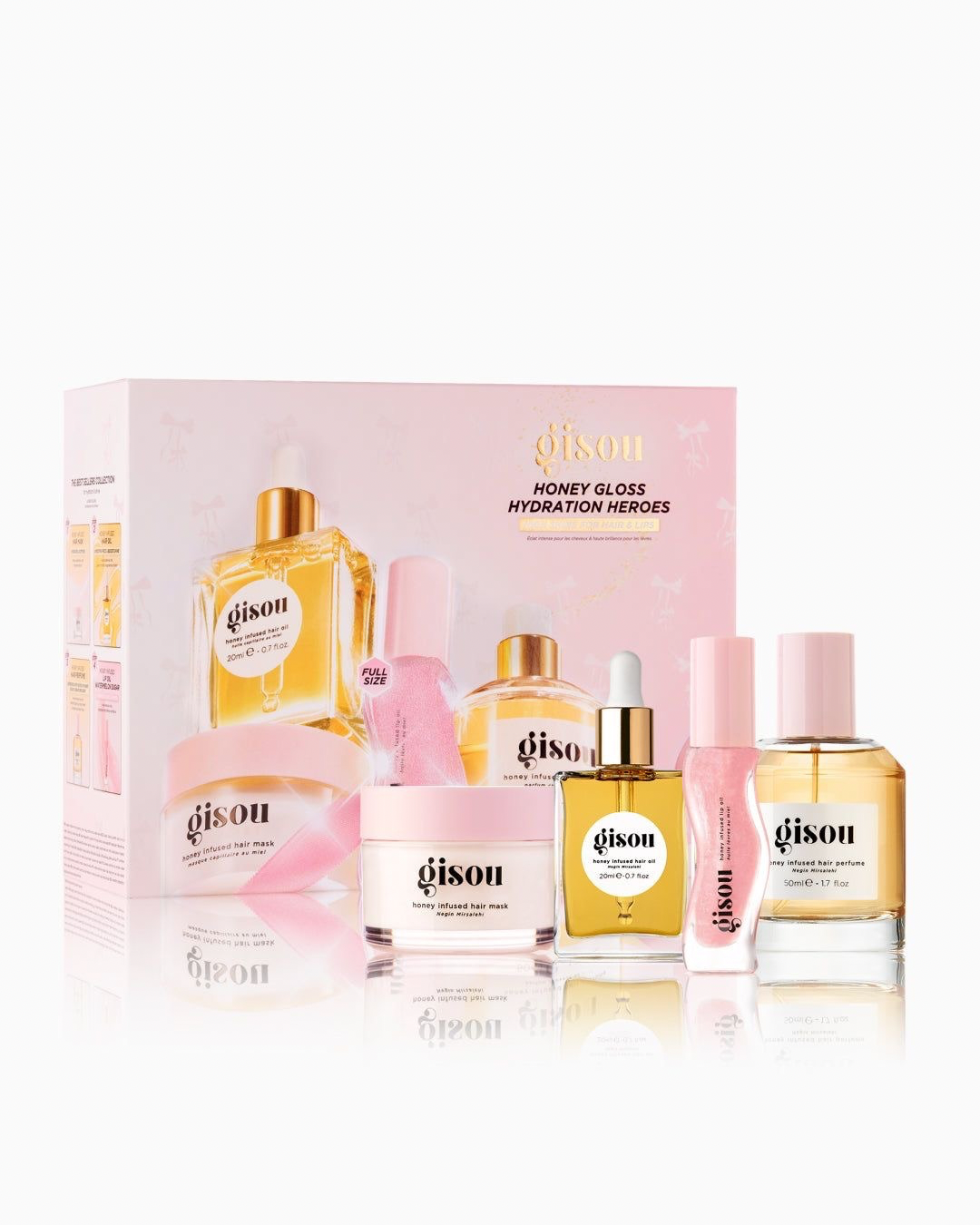 Gisou Honey Gloss Hydration Heroes Hair Value Set