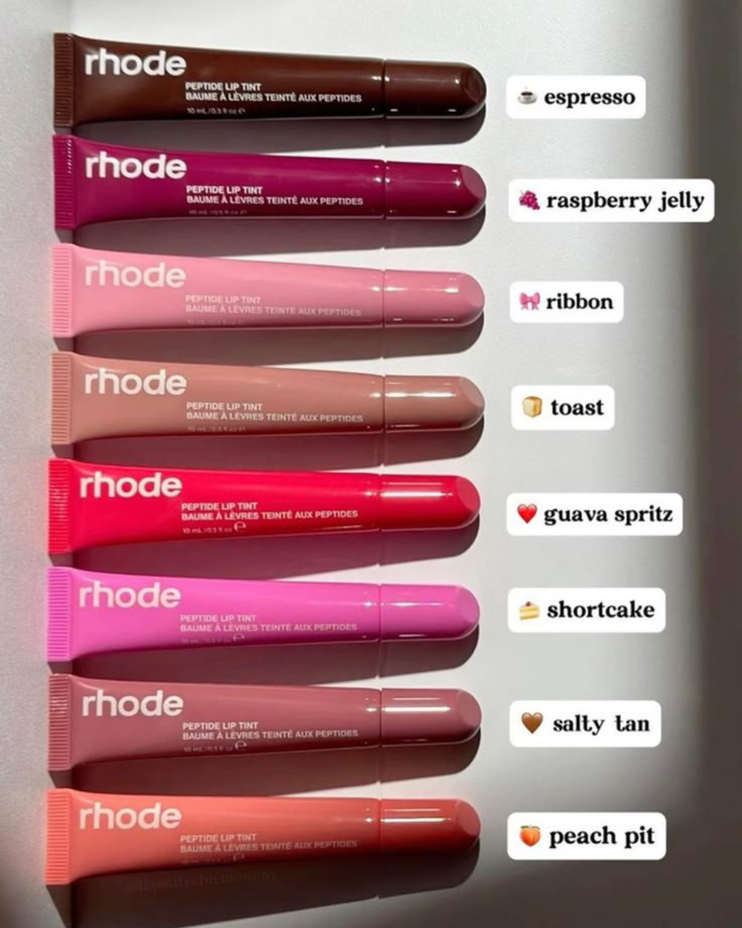 Rhode The Peptide Lip Tints
