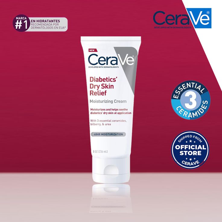 CeraVe Diabetics Dry Skin Relief Moisturizing Cream