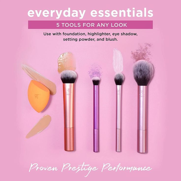 Real Techniques Everyday Essentials Makeup Brush Set